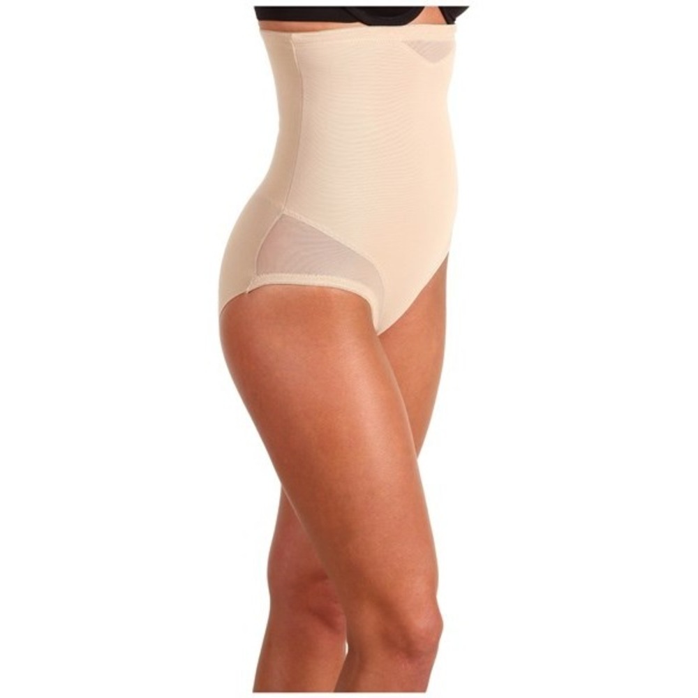 NWOTD Miraclesuit Hi-Waist Brief 2785 Med Shaper Beige 123934
